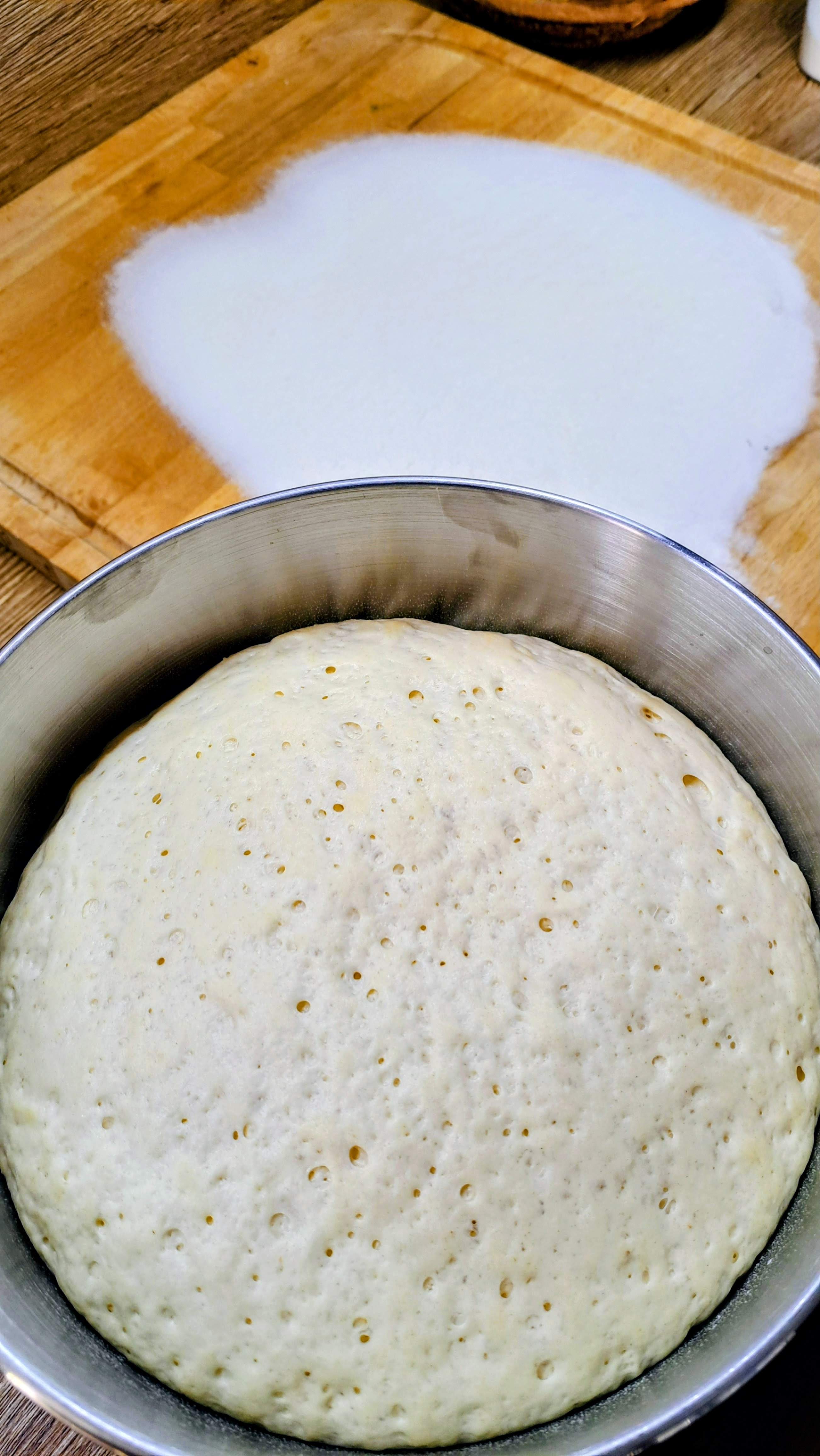 Ciabatta - vykysnuté cesto