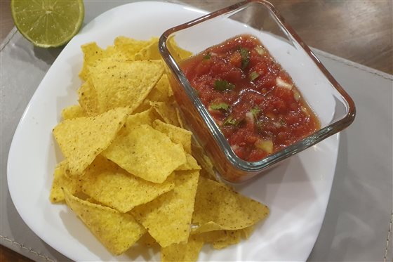 Mexická paradajková salsa